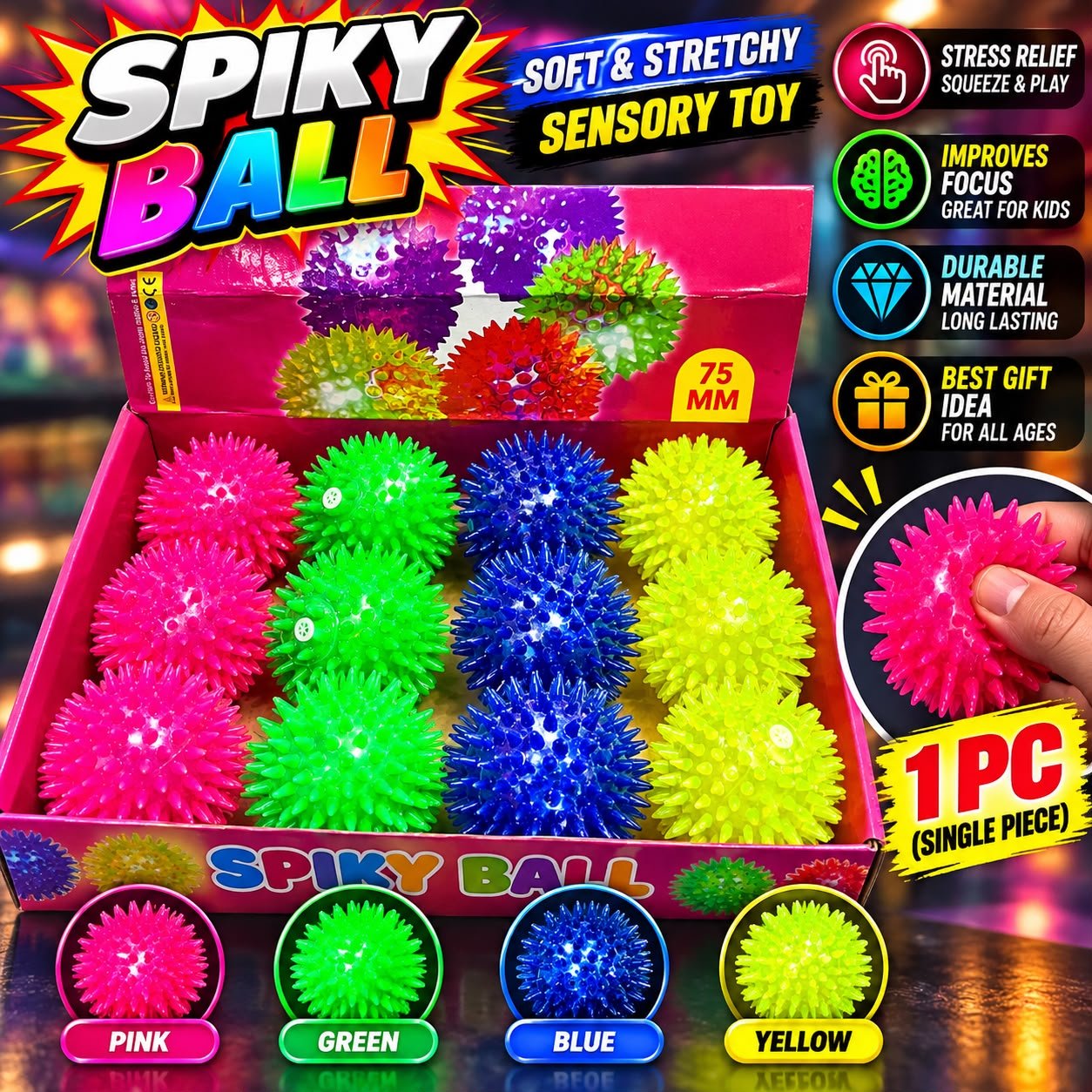 Rainbow Spring 3D – Rainbow Spring Coil boll